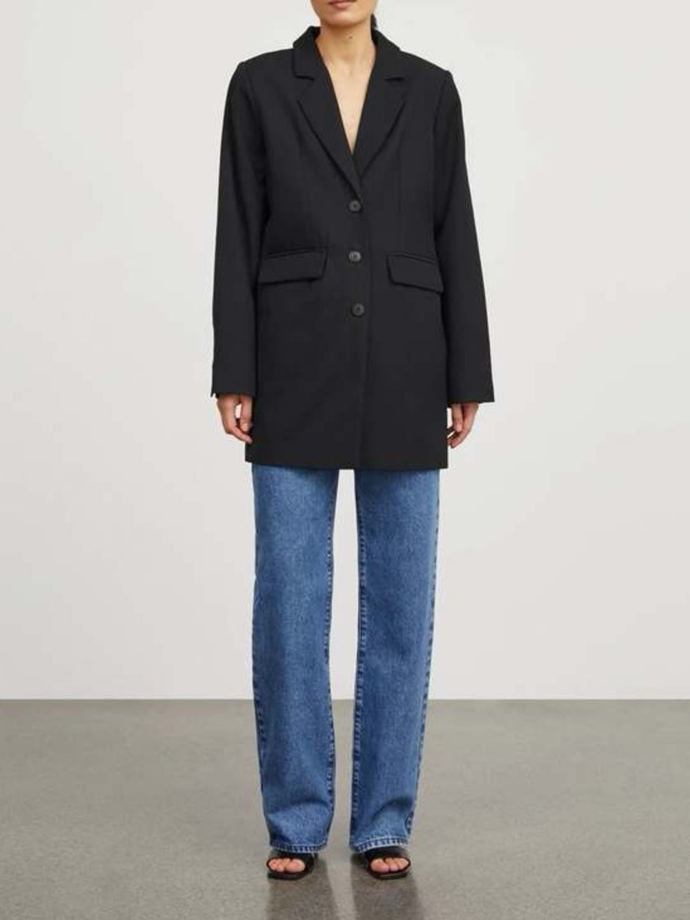 NWT Skall Studio Peyton Wool Blazer in Black size EU36/US 4